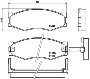 Дополнительные работы BREMBO для NISSAN PICK UP (D21) 2.5 D 4WD