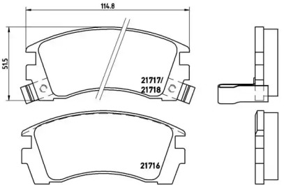 Дисковой тормозной механизм BREMBO для NISSAN SUNNY III Traveller (Y10) 2.0 D