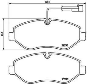 Дополнительные работы BREMBO для NISSAN CABSTAR (F24M, F24W) 35.14 DCI, 45.14 DCI 2.5 (F24M)
