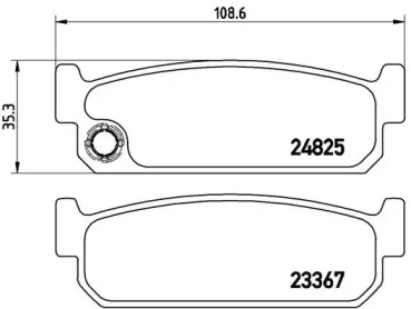 Дисковой тормозной механизм BREMBO для NISSAN MAXIMA / MAXIMA QX IV Station Wagon (A32) 3.0 QX