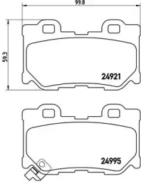 Дисковой тормозной механизм BREMBO для NISSAN 370 Z Roadster (Z34) 3.7