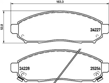 Дисковой тормозной механизм BREMBO для NISSAN LEAF (ZE0) Electric