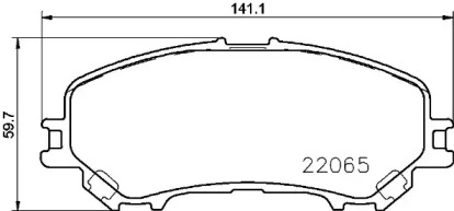 Дисковой тормозной механизм BREMBO для NISSAN QASHQAI II (J11, J11_) 1.6 dCi ALL MODE 4x4-i