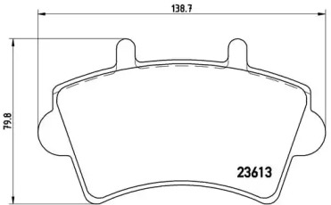 Запчасти для ТО BREMBO для NISSAN INTERSTAR Фургон (X70) dCi 140