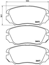 Дополнительные работы BREMBO для CHEVROLET MALIBU (V300) 2.0 D
