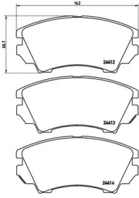 Дополнительные работы BREMBO для CHEVROLET MALIBU (V300) 2.0 D