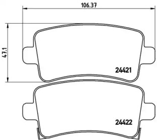 Дополнительные работы BREMBO для CHEVROLET MALIBU (V300) 2.0 D