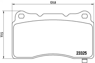Запчасти для ТО BREMBO для CHEVROLET CORVETTE Кабриолет (C7) 6.2