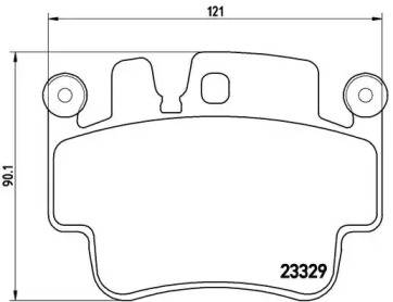 Дополнительные работы BREMBO для PORSCHE 911 (996) 3.6 Carrera 4S