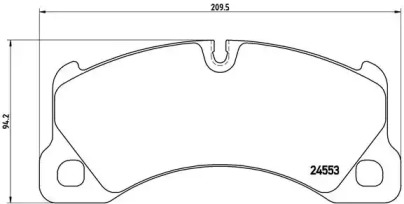 Дополнительные работы BREMBO для PORSCHE CAYENNE (9PA) Turbo 4.5