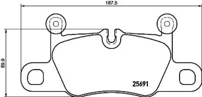 Дополнительные работы BREMBO для PORSCHE 911 тарга (991) 3.0 Carrera 4 GTS