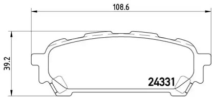 Дополнительные работы BREMBO для SUBARU IMPREZA седан (GD) 2.0 i AWD