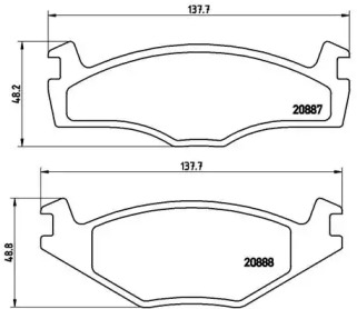 Дополнительные работы BREMBO для VW GOLF II (19E, 1G1) 1.8 GTI 16V