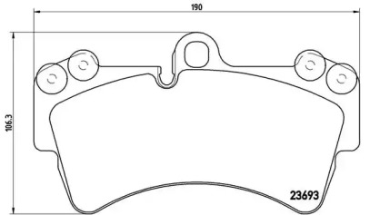 Дополнительные работы BREMBO для PORSCHE CAYENNE (9PA) Turbo 4.5
