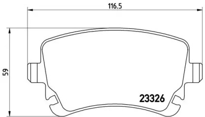 Дисковой тормозной механизм BREMBO для VW MULTIVAN V (7HM, 7HN, 7HF, 7EF, 7EM, 7EN) 1.9 TDI