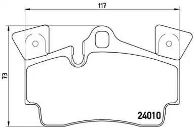 Дополнительные работы BREMBO для PORSCHE CAYENNE (9PA) Turbo 4.5