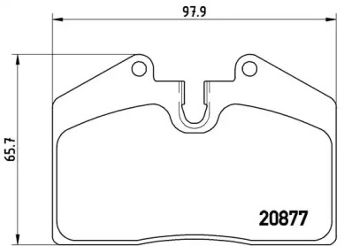 Запчасти для ТО BREMBO для PORSCHE 911 3.3 SC Turbo
