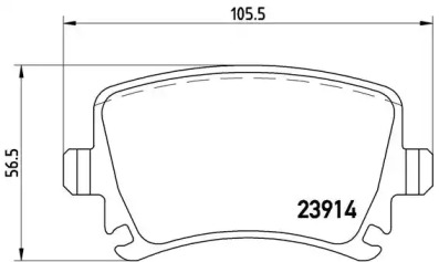 Запчасти для ТО BREMBO для VW GOLF VI (5K1) 2.0 TDI