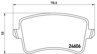 Дисковой тормозной механизм BREMBO для AUDI A4 Avant (8K5, B8) 2.0 TDI quattro