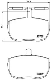Запчасти для ТО BREMBO для ALFA ROMEO AR 8 c бортовой платформой/ходовая часть (280_) 2.4 TD
