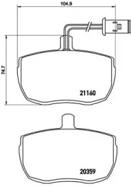 Запчасти для ТО BREMBO для ALFA ROMEO AR 8 c бортовой платформой/ходовая часть (280_) 2.5 D