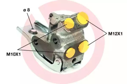 Тормоза BREMBO для RENAULT RAPID Фургон (F40_, G40_) 1.4 (F402)