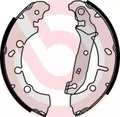 Тормозная колодка / накладка BREMBO для MAZDA 2 (DY) 1.4