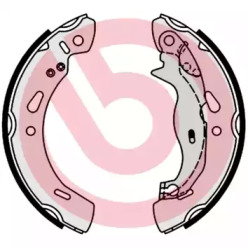 Тормозная колодка / накладка BREMBO для FORD FIESTA VI 1.5 TDCi
