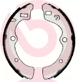 Барабанный тормозной механизм BREMBO для HONDA QUINTET (SU) 1.6 EX