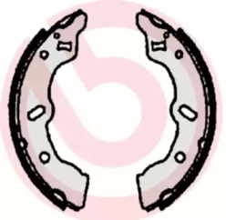 Тормозная колодка / накладка BREMBO для MAZDA 121 II (DB) 1.3 16V