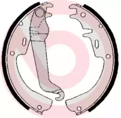 Тормозная колодка / накладка BREMBO для OPEL REKORD D 1.9