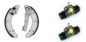 Барабанный тормозной механизм BREMBO для VW POLO (6N1) 64 1.9 D