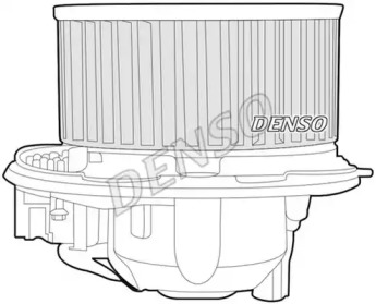 Двигатель вентилятор DENSO для VW GOLF VI (5K1) 2.0 TDI
