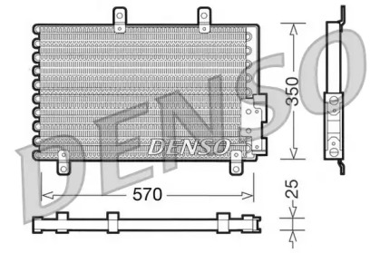 Конденсатор DENSO для ALFA ROMEO 146 (930_) 1.7 i.e. 16V (930.B1)