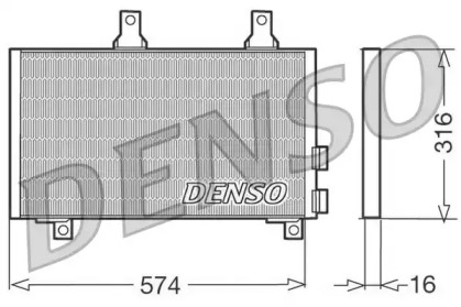 Конденсатор DENSO для ALFA ROMEO 146 (930_) 1.7 i.e. 16V (930.B1)