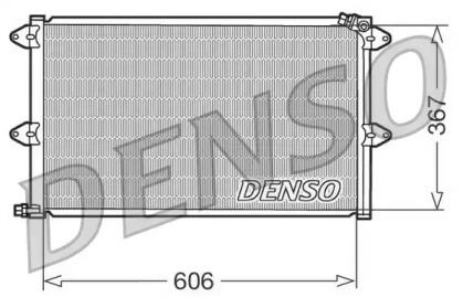 Кондиционер DENSO для VW CADDY II Variant (9K9B) 1.4