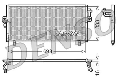 Кондиционер DENSO для NISSAN PRIMERA Traveller (WP11) 2.0 TD