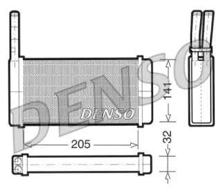 Салонный теплообменник DENSO для FORD TRANSIT Фургон (V_ _) 2.4 D (VVS)