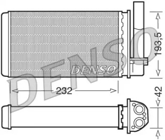 Салонный теплообменник DENSO для PEUGEOT 205 I (741A/C) 1.7 Diesel