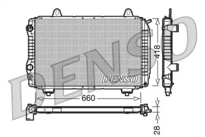 Водяной / масляный радиатор DENSO для PEUGEOT J5 автобус (290P) 2.5 D 4x4