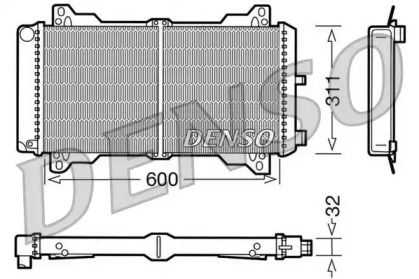 Водяной радиатор DENSO для FORD ESCORT III (GAA) 1.6 i (GAA)
