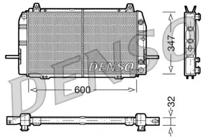 Водяной радиатор DENSO для FORD SIERRA Хэтчбек (GBC, GBG) 2.0 i Cat