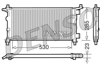 Водяной / масляный радиатор DENSO для CHEVROLET CORSA Пикап 1.0