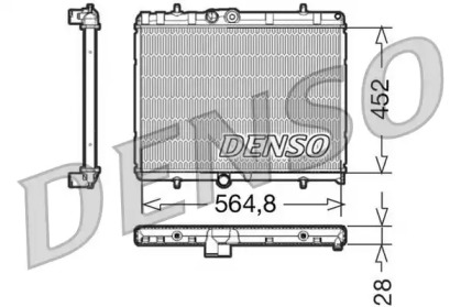 Водяной / масляный радиатор DENSO для PEUGEOT 207 CC (WD_) 1.6 16V