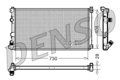 Водяной радиатор DENSO для NISSAN INTERSTAR Фургон (X70) dCi 80