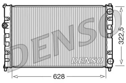 Водяной радиатор DENSO для VW CADDY II Variant (9K9B) 1.9 TDI