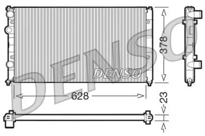 Водяной радиатор DENSO для VW CADDY II Variant (9K9B) 1.9 TDI