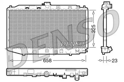 Водяной / масляный радиатор DENSO для HONDA CIVIC II Shuttle (EE) 1.5 i 16V (EE2)
