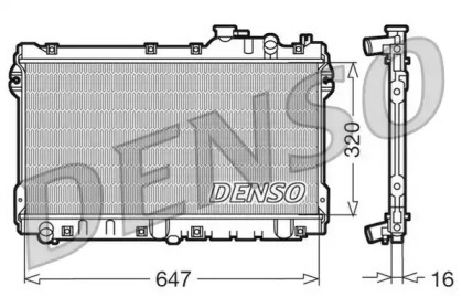 Водяной / масляный радиатор DENSO для MAZDA MX-5 I (NA) 1.8