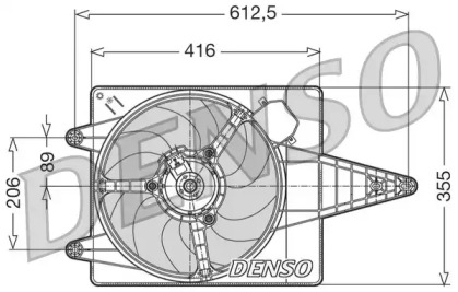 Система охлаждения DENSO для ALFA ROMEO 146 (930_) 1.7 i.e. 16V (930.B1)